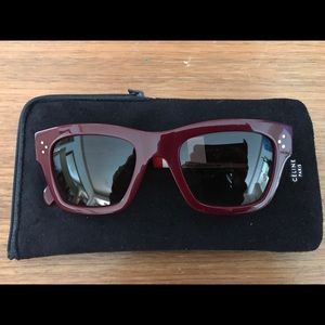 CÉLINE Maroon Women’s Sunglasses